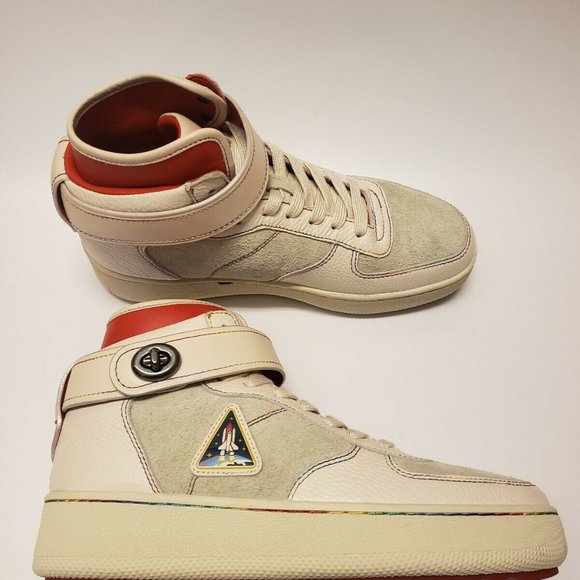 Coach NASA Space Collection Spaceship Beige Hi Top - Picture 4 of 7